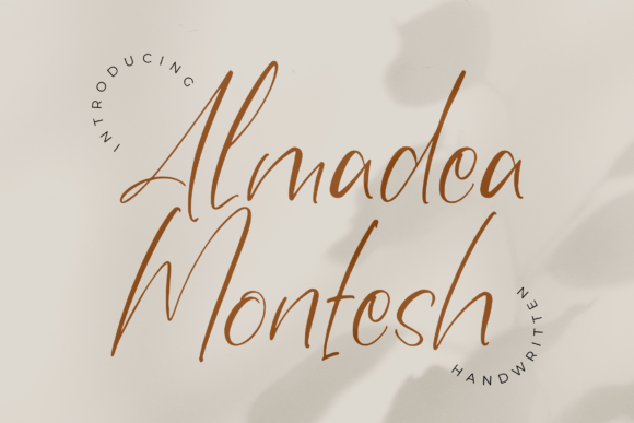 Almadea Montesh Font: Elevating Small Business Branding
