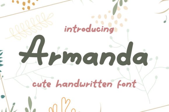 Armanda: A Script Font That Elevates Editorial Design with Grace