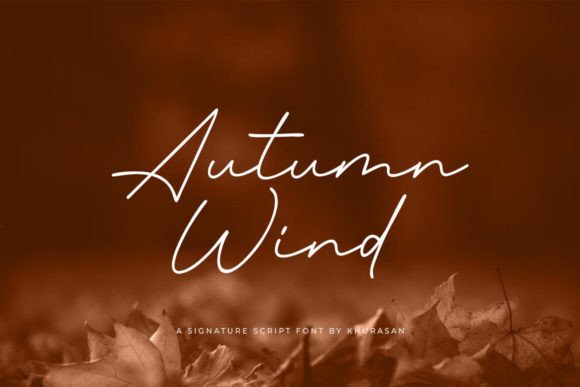 Autumn Wind Font: Elegant Script for Modern Web Design