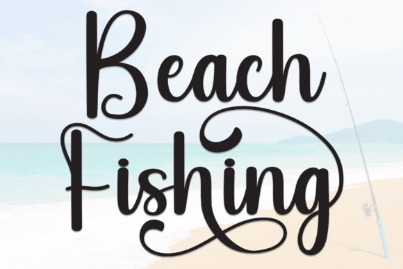 Beach Fishing Font: Elevate Digital Campaigns