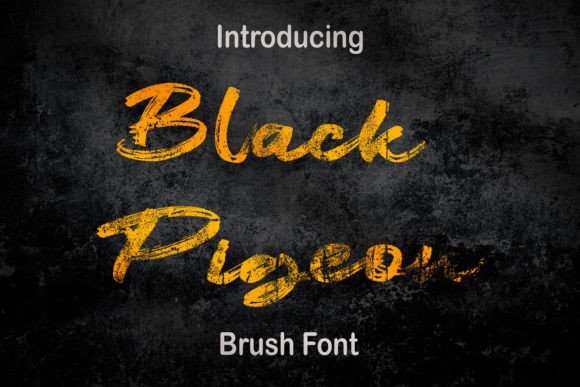 Black Pigeon: A Modern Brush Font That Brings Personality to Branding