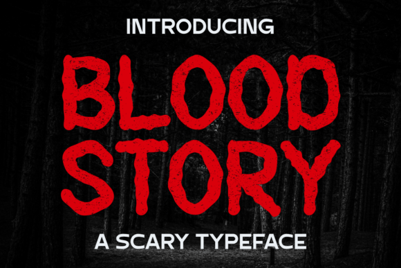 Blood Story Font: Elevating Seasonal Brand Visuals