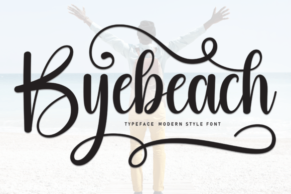 Byebeach Font: Elegant Script for Web Design