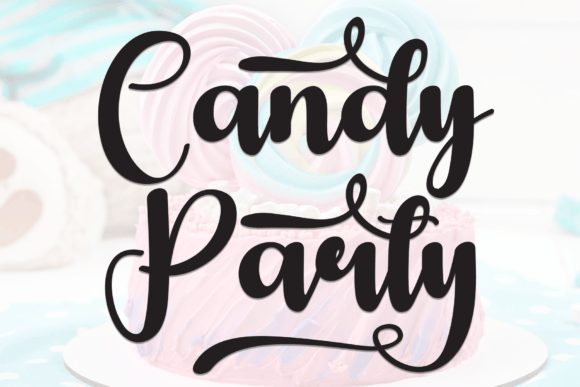 Candy Party: A Sweet Script Font for Playful Editorial Design
