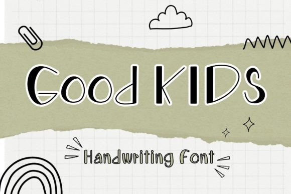 Good Kids Font: Playful Handwritten Type for Makers