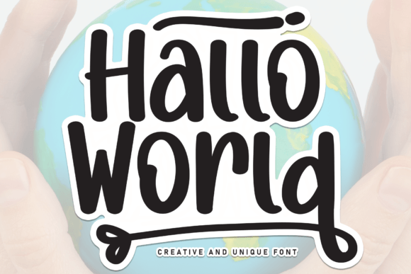 Hallo World: A Handwritten Font That Elevates Small Business Branding