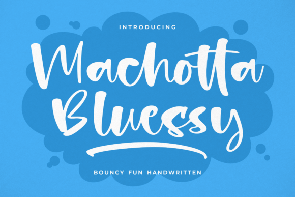 Machotta Bluessy: A Lively Handwritten Font for Web Designers and Digital Makers
