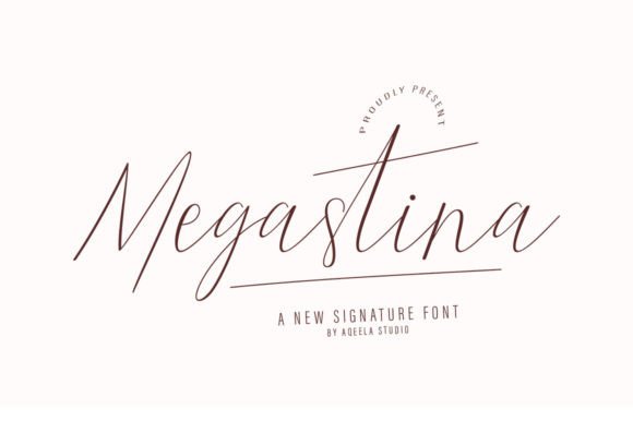 Megastina Font Review: A Fresh Handwritten Typeface for Branding
