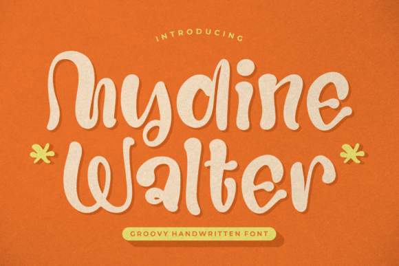 Mydine Walter: A Groovy Handwritten Font for Campaign-Ready Visuals