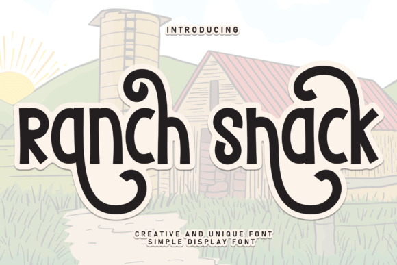 Ranch Shack Font: A Handwritten Typeface for Editorial Design
