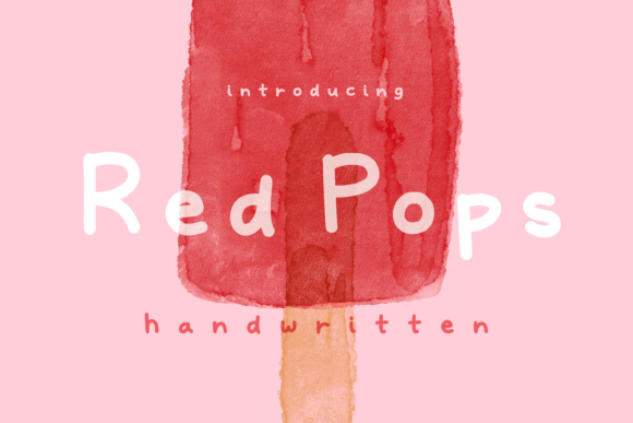Red Pops: A Handwritten Script Font for Modern Web Design