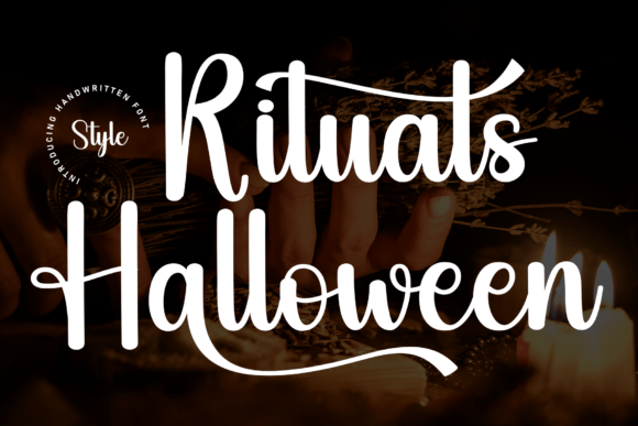 Rituals Halloween: A Sweet Script Font for Playful Editorial Design