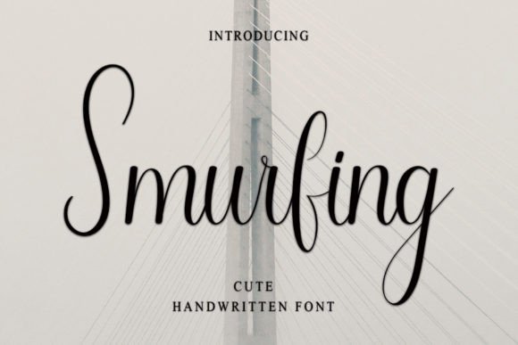 Smurfing Font Review for Web Design and Branding