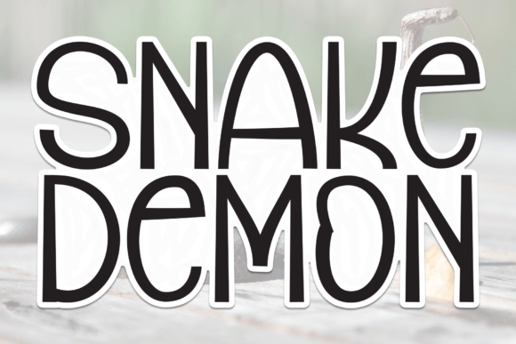 Snake Demon: A Sweet Script Font for Modern Web and Digital Design