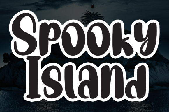 Spooky Island Font: Sweet & Versatile for Crafters & Makers