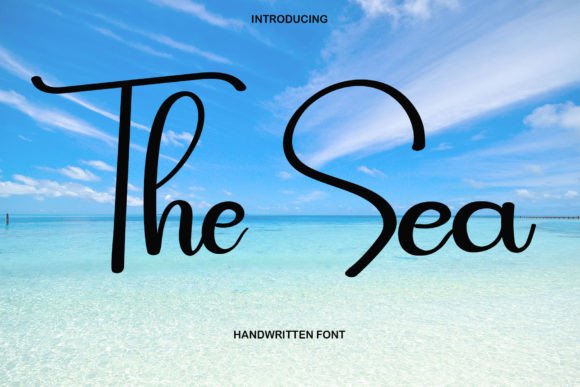 The Sea: A Trendy Handwritten Font for Crafters and Makers