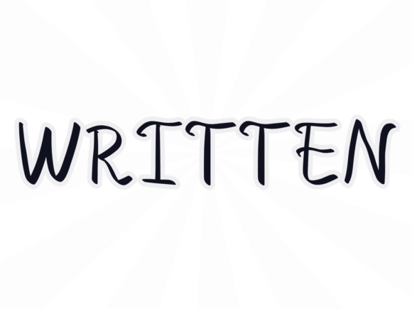 Written Font: Timeless Handwritten Style for Crafters