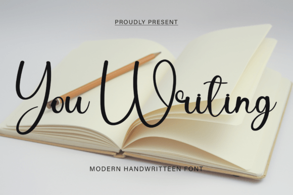 You Writing: A Modern Handwritten Font for Editorial Elegance